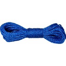 Uravas Store 10 Metre Mavi Naylon Ip 3 Mm, Çok Amaçlı Dayanıklı Çamaşır Ipi, Kamp Bahçe Balkon Hamak ve Taşıma Sabitleme Ipi, Dayanıklı Çamaşır Ipi Kalın, Asma Ipi Güçlü Halat Ip, Sağlam Ip, Kaliteli