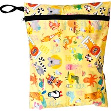 Uravas Store Yorni Su Geçirmez Bebek Kirli Bez Kıyafet Islak Mayo Çantası (30X37 Cm)