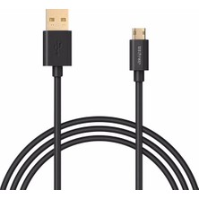 Uravas Store Blitzpower Android Için Micro USB Şarj Kablosu Siyah