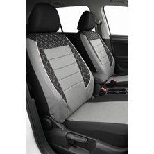 Uravas Store Gof Serisi Universal Oto Koltuk Kılıfı Tam Set (Füme)