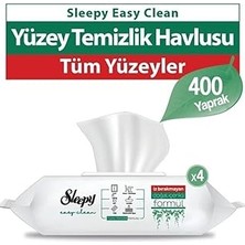 Uravas Store Sleepy Easy Clean Yüzey Temizlik Havlusu 100 x 4