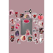 Uravas Store Hazbin Hotel Sticker Paketi/bullet Journal Defter Çıkartma Ajanda Laptop Etiket 1