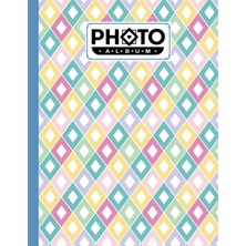 Uravas Store Photo Album: Rhombus Album, Large Photo Albums With Writing Space Memo, Extra Large Capacity Picture Album, Family, Baby, Wedding, Travel Photo Book, 120 Pages, Size 8.5" x 11" By Nick Harbert