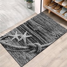 Uravas Store Monnhein Kapı Önü Paspası - Modern ve Şık Kapı Paspası | Ev, Ofis ve Dış Mekân Kullanımı Için (Black Muğla) 45X65
