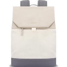 Uravas Store Mack Zen Eco MCE-1305 Sırt Çantası - Macbook Çantası, Hırsızlığa Karşı Koruma, Küçük, Mini, 13-14 Inç Laptop, Günlük ve Iş Kullanımı, Şık Tasarım, Üniversite ve Okul Için, Bej