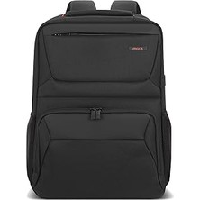 Uravas Store Mack Business x MCC-804 14.1 Inç Laptop Sırt Çantası, Mackbook Sırt Çantası, USB Şarj Portlu Bilgisayar ve Notebook Çantası, Kadın Erkek Bilgisayar Iş Çantası, Üniversite Okul Çantası, Siyah