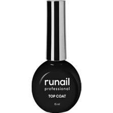 Uravas Store Fontenay Runail Runaıl Professional Top Coat Crystal (Ekstra Parlak) – 15 ml Şeffaf
