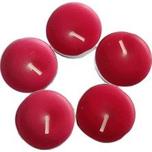 Uravas Store Ksmart Tea Lights Kırmızı Mum 5AD