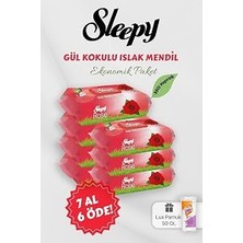 Uravas Store Sleepy Gül Kokulu Bebek Mendili 7 Al 6 Öde Hediyeli