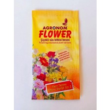 Uravas Store Agronom Flower Çiçekli Süs Bitkisi Besini, Toz Form, Parlak Renk ve Güçlü Gelişim Için Özel Besin Paketi