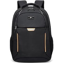 Uravas Store Lecoo BG03 17 Inç Laptop Bölmeli Çok Fonksiyonlu 3 Katmanlı Suya Dayanıklı Sırt Çantası Siyah