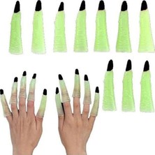 Uravas Store Halloween Fosforlu Takma Tırnak Seti 10'lu, 7567687