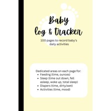Uravas Store Baby Tracker Infant Activity Daily Journal Log To Monitor Sleep, Feeding And Diaper Changes For Newborns. Helpful For New Parents: 100 Pages To Record Baby’s Daily Activities