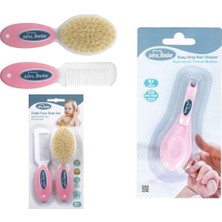 Uravas Store Sevi Bebe Bakım (Doğal Fırça Tarak+Kavramalı Tırnak Makası)
