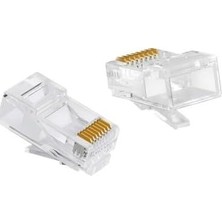 Uravas Store Powermaster PM-5993 RJ45 Ethernet Jack, Standart Internet Bağlantısı Için, 10 Adet