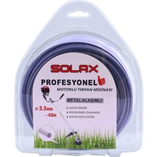 Uravas Store Solax 1lb Misina Motorlu Tırpan Misinası Metal Alaşımlı Misina Ipi Teli 3.3 mm 43 Metre
