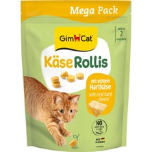 Uravas Store Gimcat Peynir Rulosu, Tahılsız ve Vitamin Zengini Kedi Atıştırmalığı, Gerçek Sert Peynirli, 1 Torba (1 x 425 G)