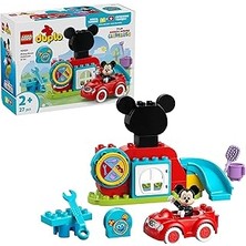 Uravas Store LEGO Duplo | Disney Mickey Fare’nin Kulüp Evi ve Arabası 10454-2 Yaş ve Üzeri Çocuklar Için Eğitici Oyuncak Yapım Seti, Doğum Günü Hediyesi (27 Parça)