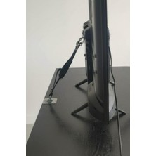 Uravas Store Usin Y Tipi Metal Tokalı Mobilyaya Kendinden Yapışkanlı LED LCD Plazma Tv Televizyon Askısı Sabitleme Çoçuk Deprem Koruma Güvenlik Kemeri