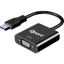 Uravas Store Qport Q-Uvg 16CM Usb-Vga Çevirici
