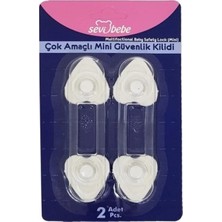 Uravas Store Sevi Bebe 551 Çok Amaçlı Mini Güvenlik Kilidi 2li