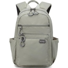 Uravas Store Smart Bags Küçük Boy Ekstra Hafif Uniseks Sırt Çantası Bc 3137 (Açık Gri)