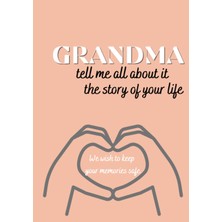 Uravas Store Independently Published Tell Me All About It, Grandma A Grandmother's Guided Journal And Memory Keepsake Book (Tell Me All About It, The Story Of Your Life Series Books)