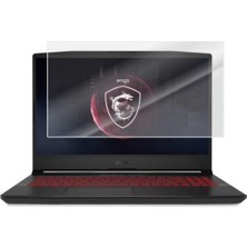 Uravas Store Engo Msi GF65 Thin 10SDR 15.6 Inç Ile Uyumlu Mat Ekran Koruyucu Notebook, Yansıma ve Parlama Önleyici Parmak Izi Bırakmayan Laptop Koruma, 9h Temperli Kırılmaz Esnek Nano Cam 16:9