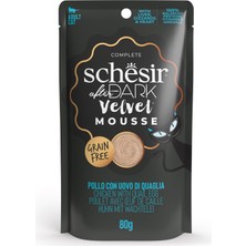 Uravas Store Schesir After Dark Tavuk ile Bıldırcın Yumurtası Mus Yetişkin Kedi Pouch 80G