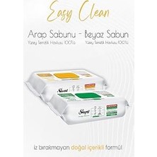 Uravas Store Sleepy Easy Clean Yüzey Temizlik Havlusu 100' Lü ve Arap Sabunu Katkılı 100'LÜ