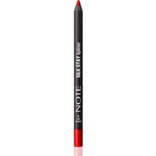 Uravas Store Note Cosmetics Silk Stay Lipliner Suya Dayanıklı Ipeksi Dudak Kalemi - 08 Scarlet Red