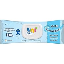 Uravas Store Uni Baby Vücut Temizleme Havlusu Xxl 50 Yaprak