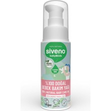 Uravas Store Siveno %100 Doğal Bebek Yağı Organik Jojoba Bakım Masaj Yağı Parafinsiz Bitkisel Vegan 50 ml