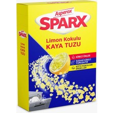 Uravas Store Asperox Sparx Limon Kokulu Bulaşık Makinesi Kaya Tuzu 1,5 kg