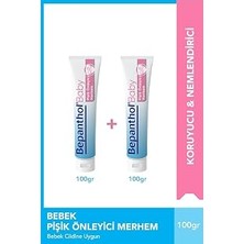 Uravas Store Bepanthol Baby Pişik Önleyici Merhem, 100 Gr, 2li Paket, Sls Içermez, Parfüm Içermez