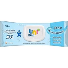 Uravas Store Uni Baby Vücut Temizleme Havlusu Xxl 50 Yaprak