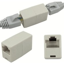 Uravas Store 2 Adet RJ45 Cat5 Cat6 Cat7 Cat8 Modem Ethernet Internet Kablo Uzatıcısı Dişi Dişi Birleştirici Ara Aparat (2)