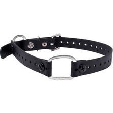 Uravas Store Educator Ekstra Küçük Köpek Mini Çift Bungee Köpek Tasması, Biyotan, Su Geçirmez, Kokusuz, Metal Toka ve Iki Konfor Döngüsü ile D Halka, Özel Uyum Için Ayarlanabilir, 7/10 Cm, Siyah