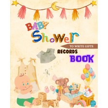 Uravas Store Independently Published Records Book For Baby Shower To Write Gifts: Notebook Organizer, Keepsake For Boy And Girl.