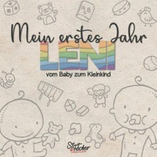 Uravas Store Mein Erstes Jahr - Leni - Vom Baby Zum Kleinkind: Dein Individuelles Babyalbum Mit Wunschnamen Für Die Schönsten Momente Und Gemeinsamen Erinnerungen Inkl. Platz Für Fotos