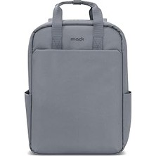 Uravas Store Mack MCE-1522 Nova Eco Çevre Dostu Laptop Sırt Çantası 15.6 Inç, Ykk Fermuarlı Bilgisayar Sırt Çantası, Kadın ve Erkek Günlük Çanta, Okul ve Iş Çantası, Gri