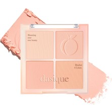 Uravas Store Dasique Harmanlama Mood Cheek #03 Şeftali Karıştırma L Vegan, Zulümsüz L Hafif, Uzun Ömürlü Pürüzsüz Tozda 4 Karıştırılabilir Ton