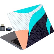 Uravas Store Mcstorey MacBook Air 13.6 Inç Desenli Kılıf A2681 A3113 A3240 A3449 M2 M3 M4 M5 Uyumlu Ince Sert Kapak Hard Case Turkuaz