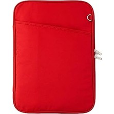 Uravas Store 13" - 14'' - 15'' Inç Uyumlu Kırmızı Notebook Laptop Çantası Omuz Askılı Su Geçirmez Kumaş