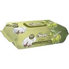 Uravas Store Sleepy Doğal Zeytinyağlı ve Pamuklu Islak Bebek Havlusu 3X90 (270 Yaprak)