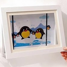 Uravas Store Çocuk Resim Sanat Çerçevesi – Mıknatıslı Kapaklı, Duvara Asılabilir, Etkinlik Sergileme Çerçevesi, Çocuk Çizimleri Için Katlanabilir Çerçeve, A4 (Beyaz)