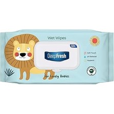 Uravas Store Deep Fresh Islak Mendil Lovely Babies Aslan 120 Yaprak