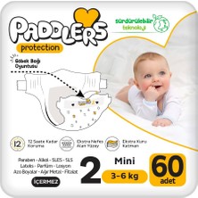 Uravas Store Paddlers Protection Bebek Bezi 2 Numara Mini (3-6 Kg) 60 Adet Jumbo Paket