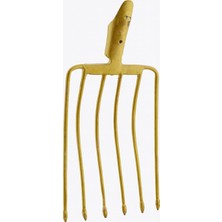 Uravas Store Sapsız Metal 6 Parmak Pancar Yabası Balya Taşıma Karıştırma Dirgen Harman Sapları Yayma Aleti 1 Adet