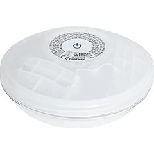 Uravas Store Bestway Pille Çalışır, Yüzen LED Lamba, Çap 14 cm
